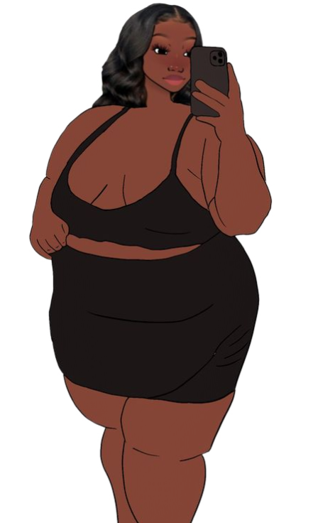 Girl with phone left